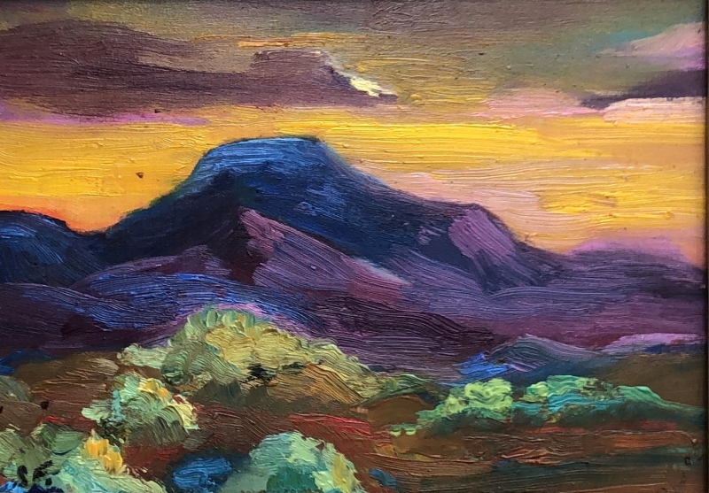 Ghost Ranch Vista by artist Sally Fraser